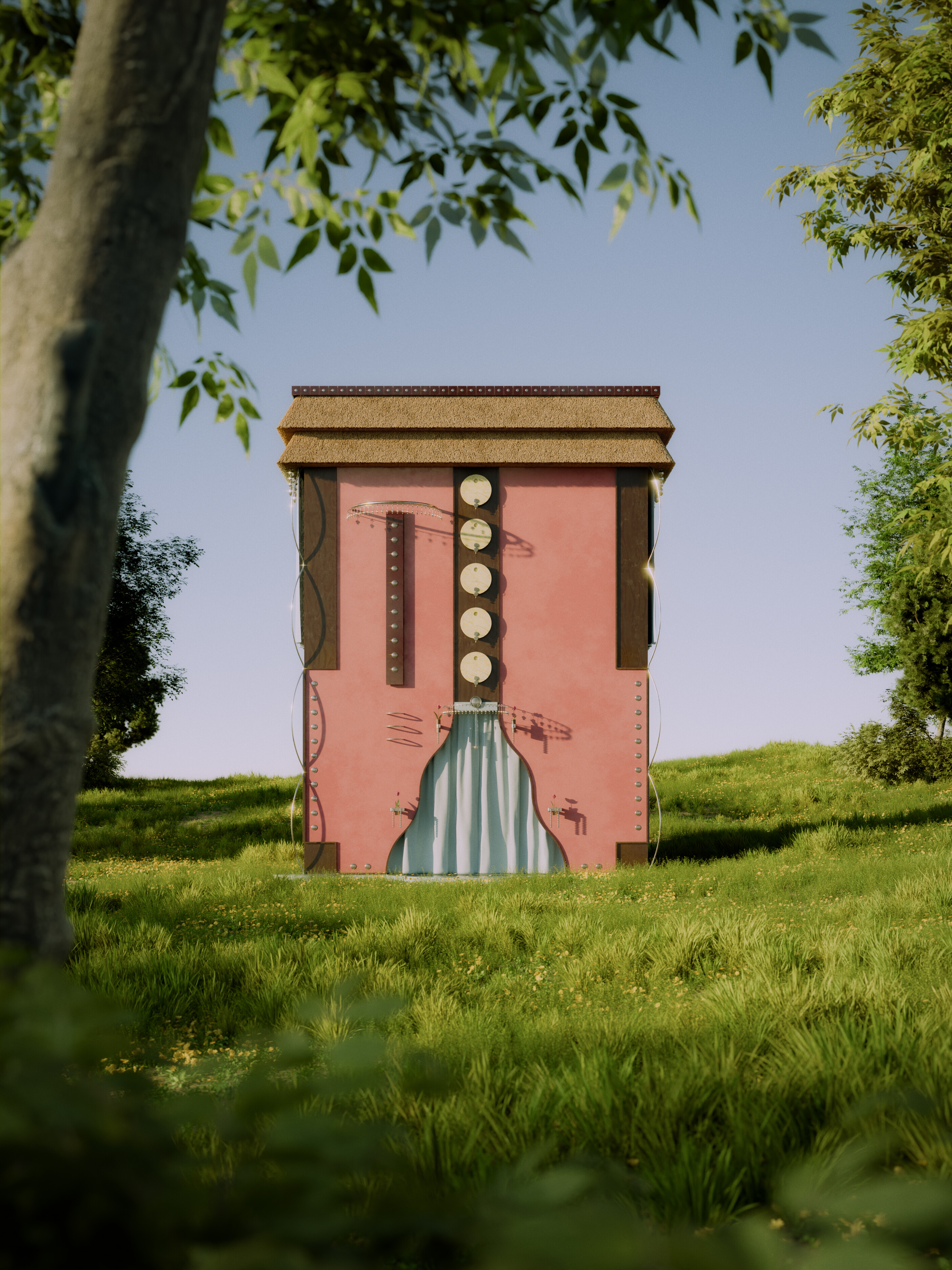 Sunset Thatched - Finished Projects - Blender Artists Community