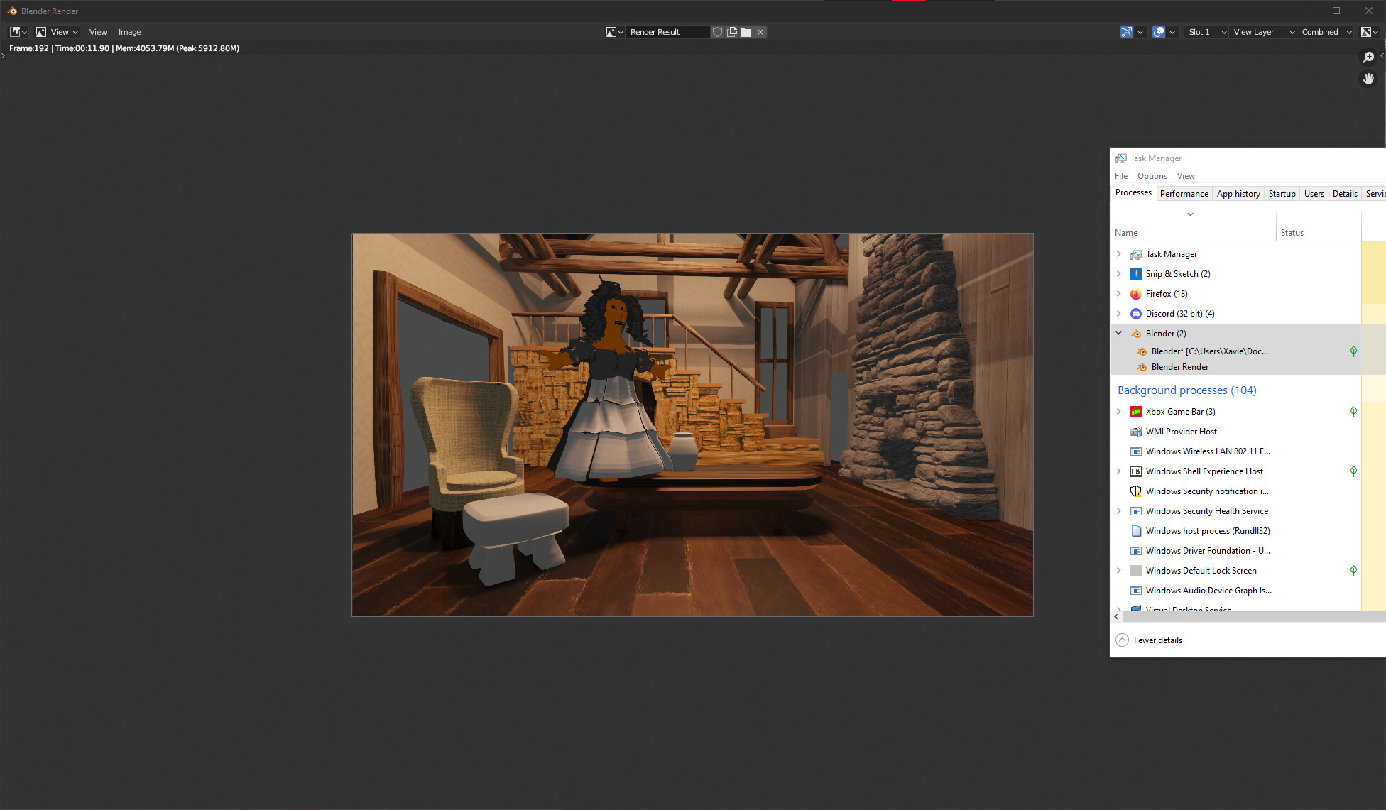 I don't know why my eevee render takes 2 minutes at best and sometimes ...