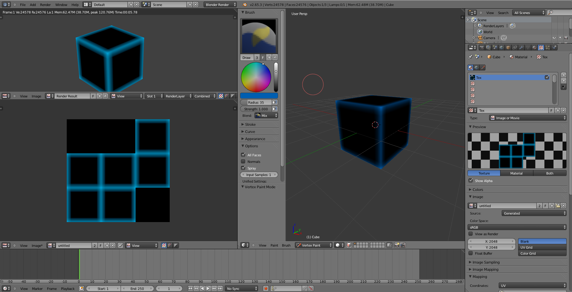Baking Vertex Paint to Texture problem (dirty vertex color) - Lighting ...