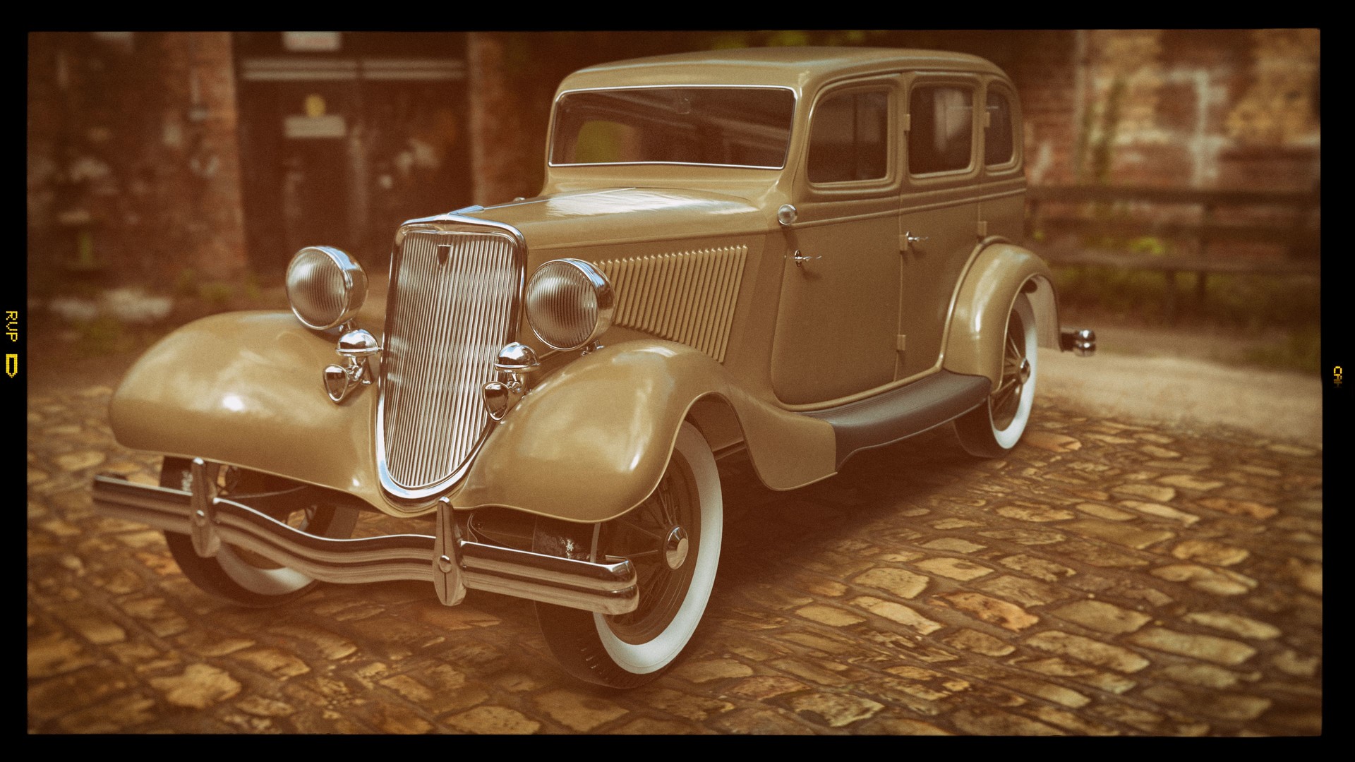 Old Bonnie Clyde Ford model