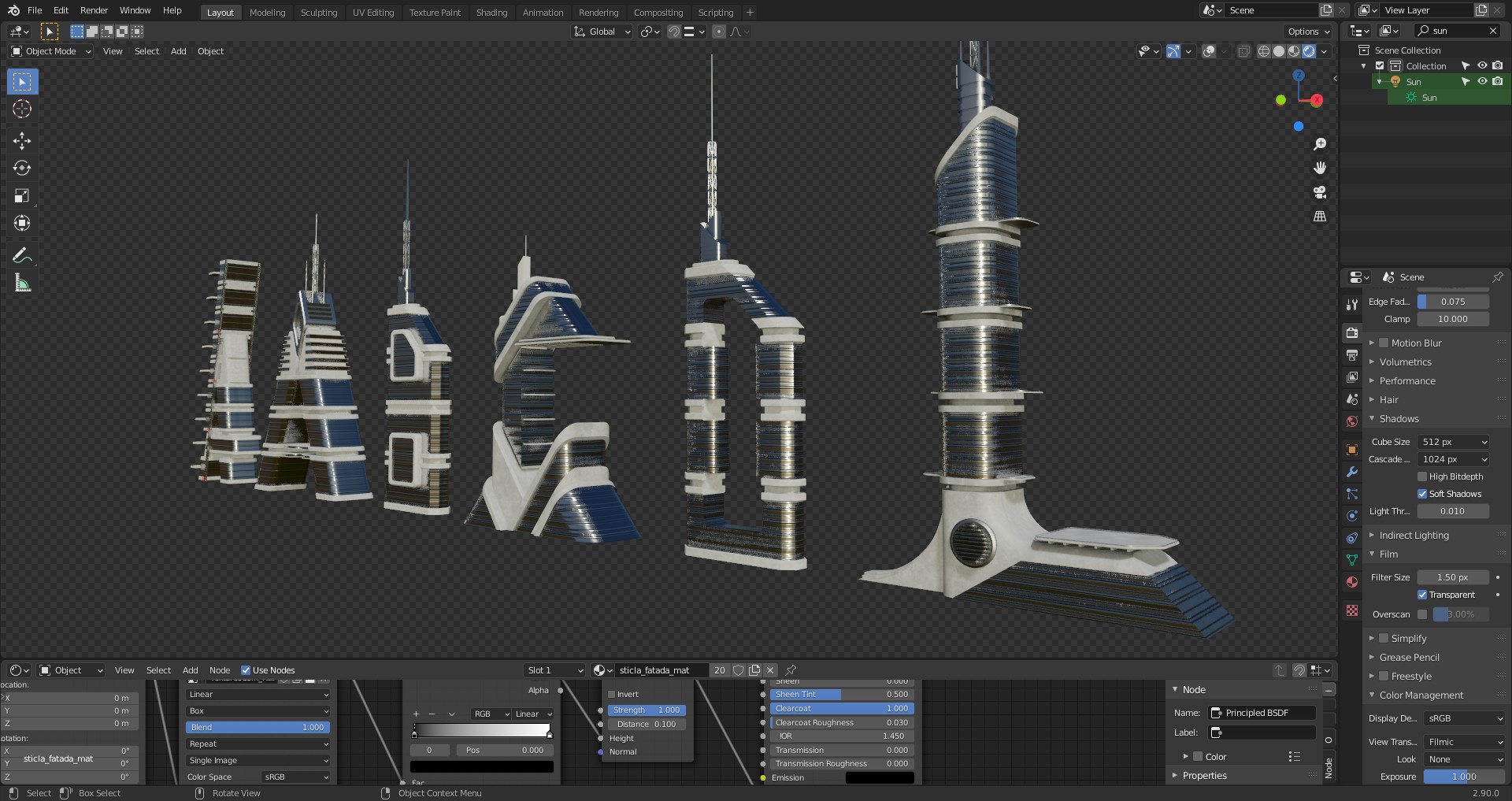 Buildings For Future City - Works In Progress - Blender Artists Community