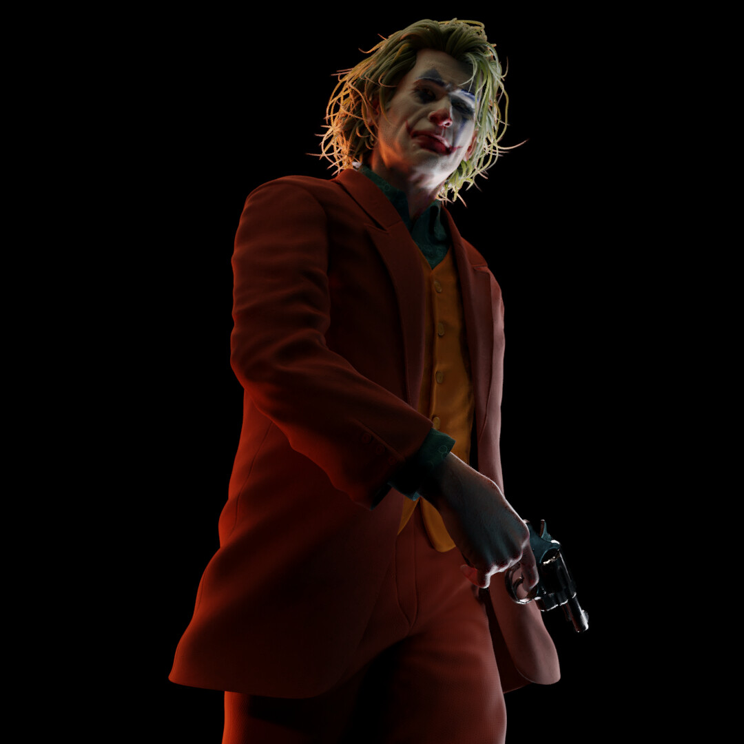 Joker - Joaquin Phoenix Fan art - Finished Projects - Blender ...
