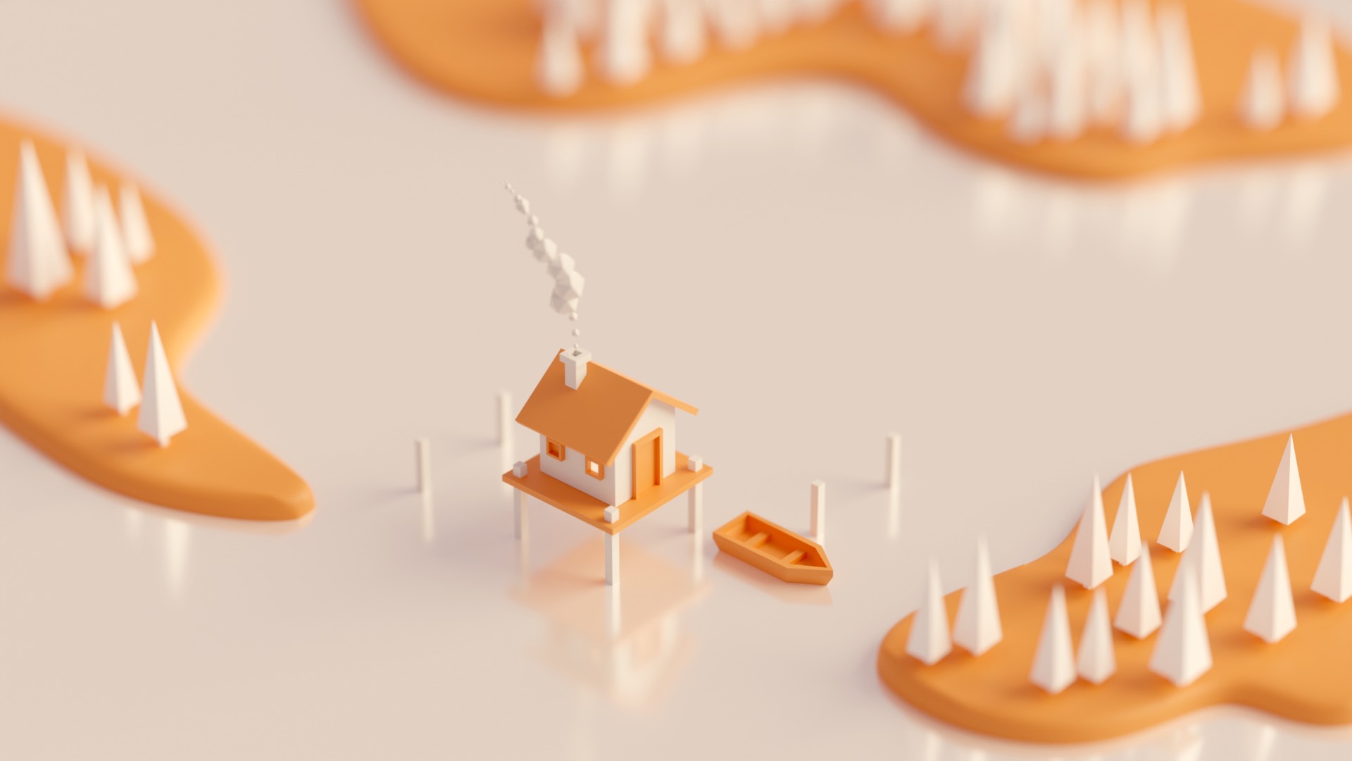 Lake House: Bringing Low Poly Alive - Works in Progress - Blender ...