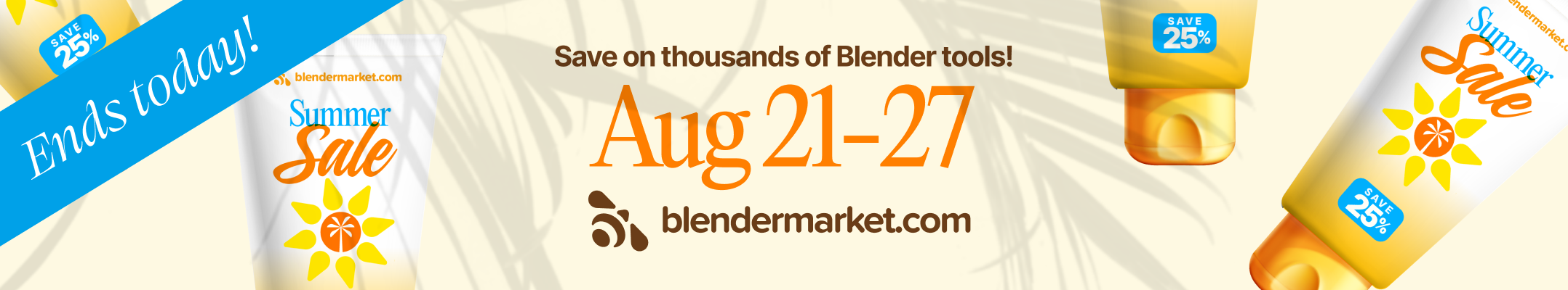 23 Summer Sale - Blender Artists - Last Day