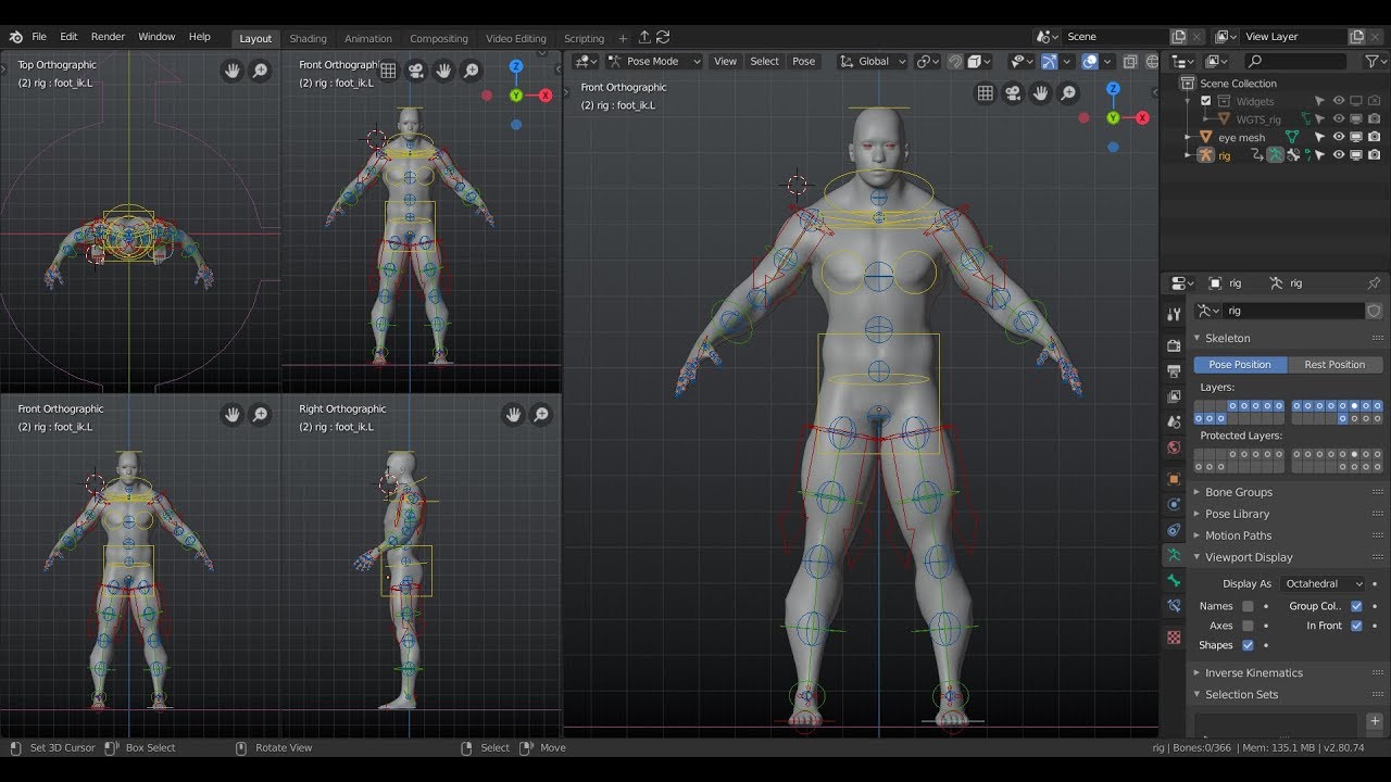 Blender Rigify rig not propoerly locating to Character on Import ...