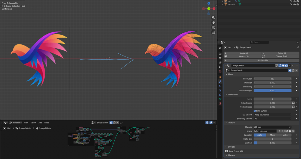 Image 2 Mesh [GeoNodes] - Released Scripts and Themes - Blender Artists ...