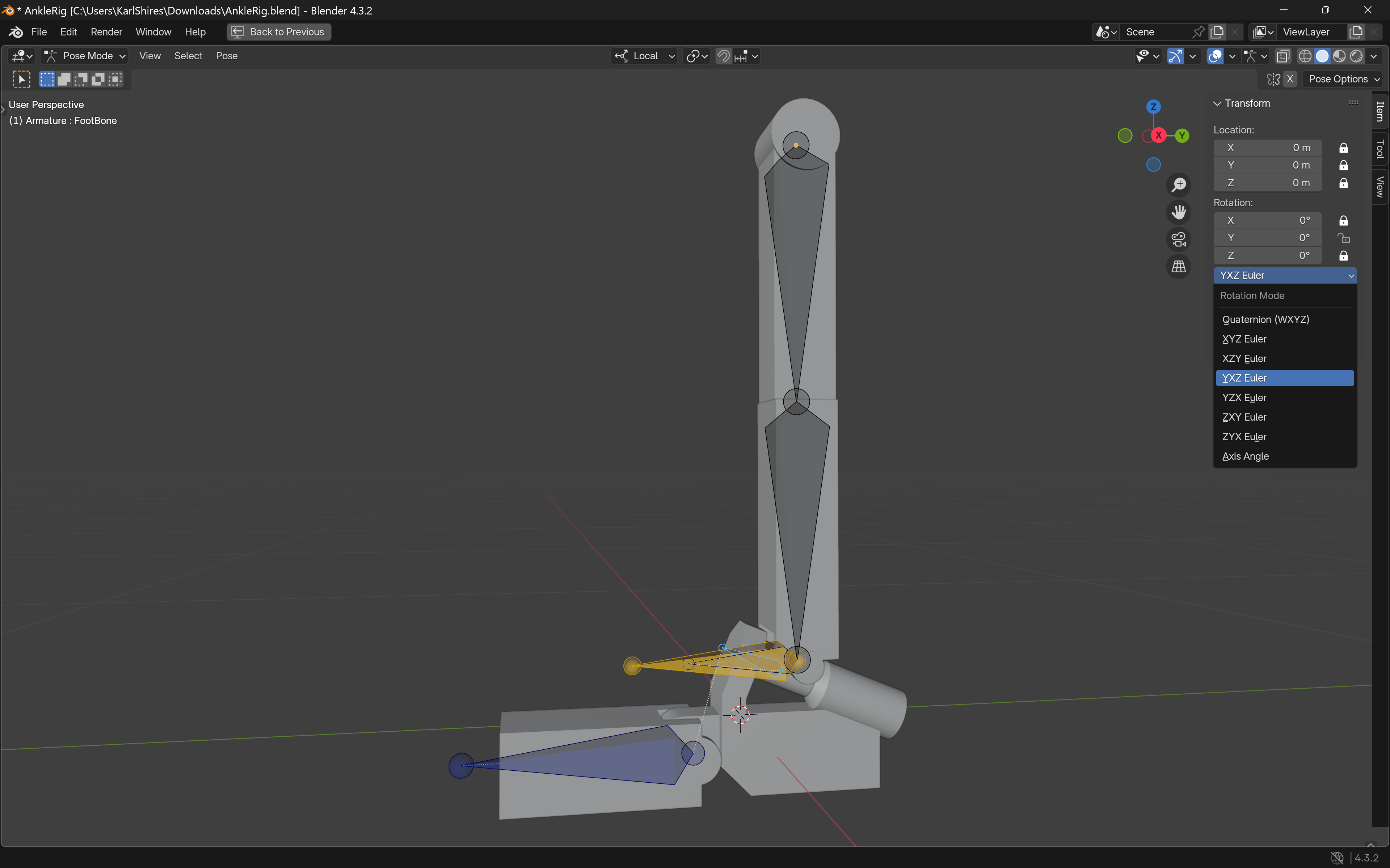 Robotic rigging misalignment - Animation and Rigging - Blender Artists ...