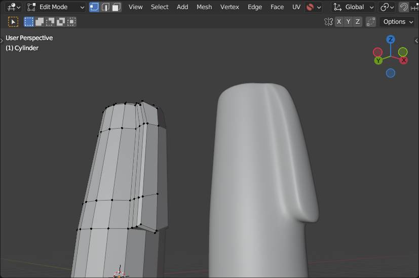How to Model this one side rounded rectangle shape, extruding from a ...