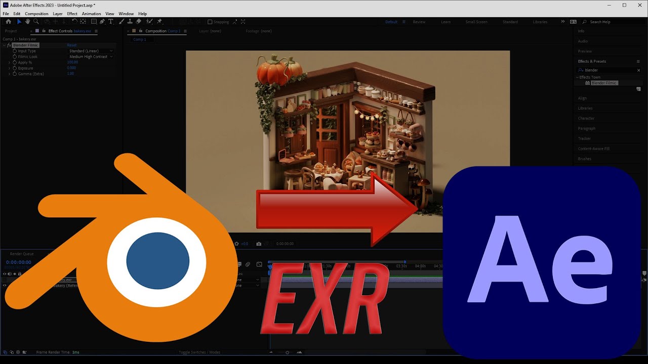 Layered EXR to After Effects just doesn't work - Compositing and Post ...
