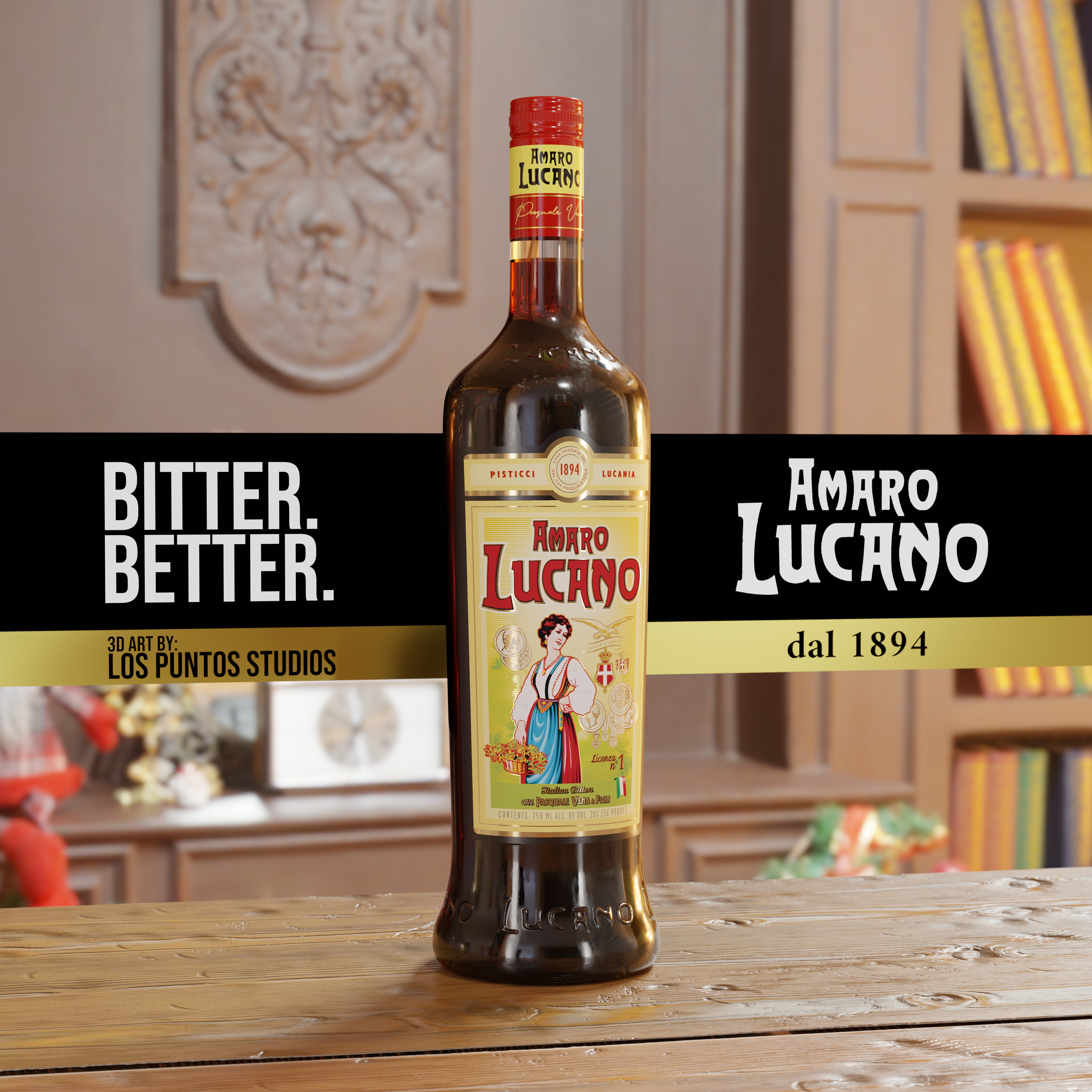 La Bottiglia di Amaro Lucano - Finished Projects - Blender Artists  Community