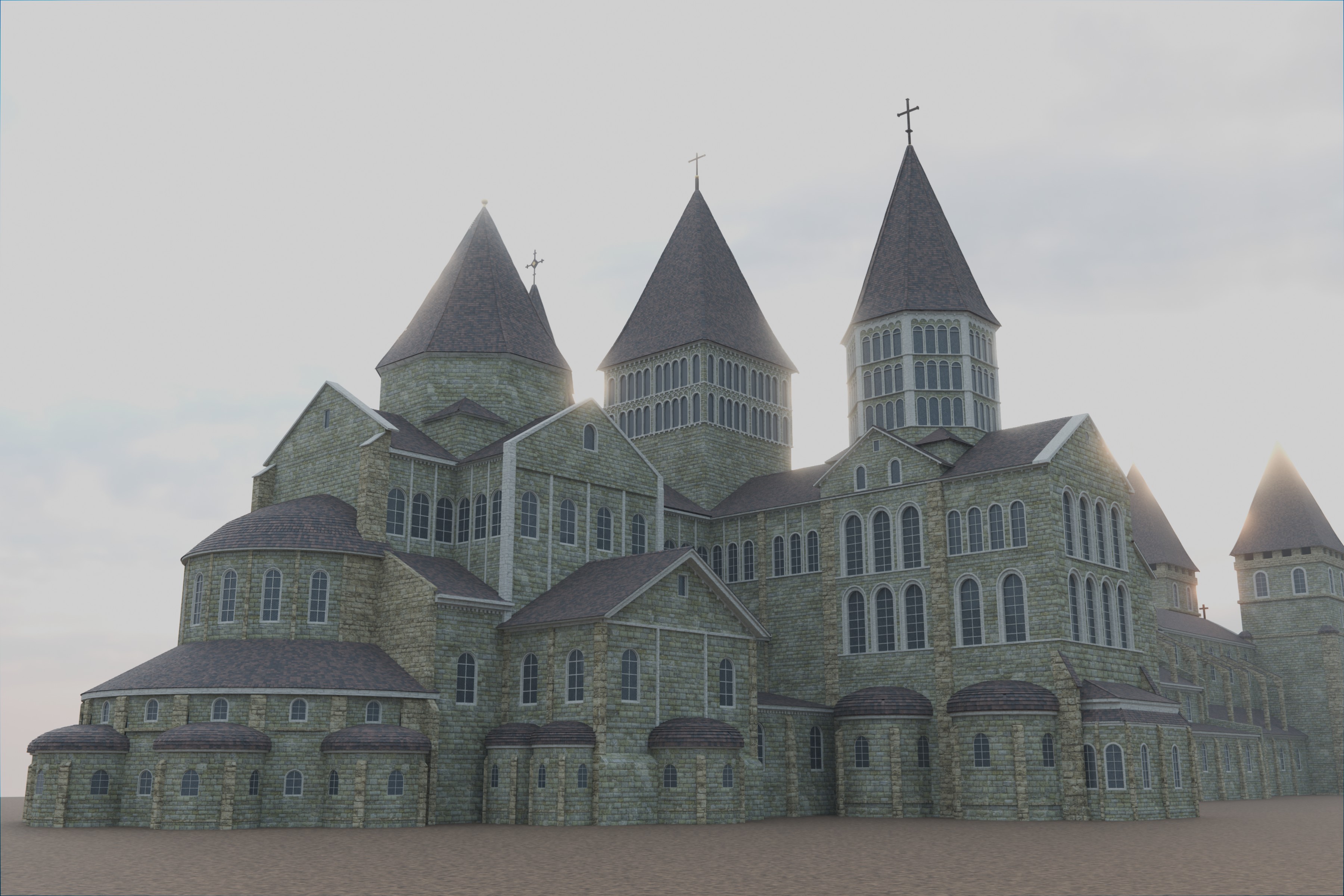 Cluny III - The model - Finished Projects - Blender Artists Community
