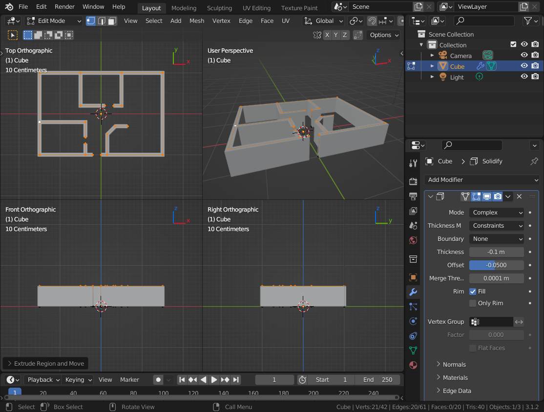 Floorplanner Geometry Node