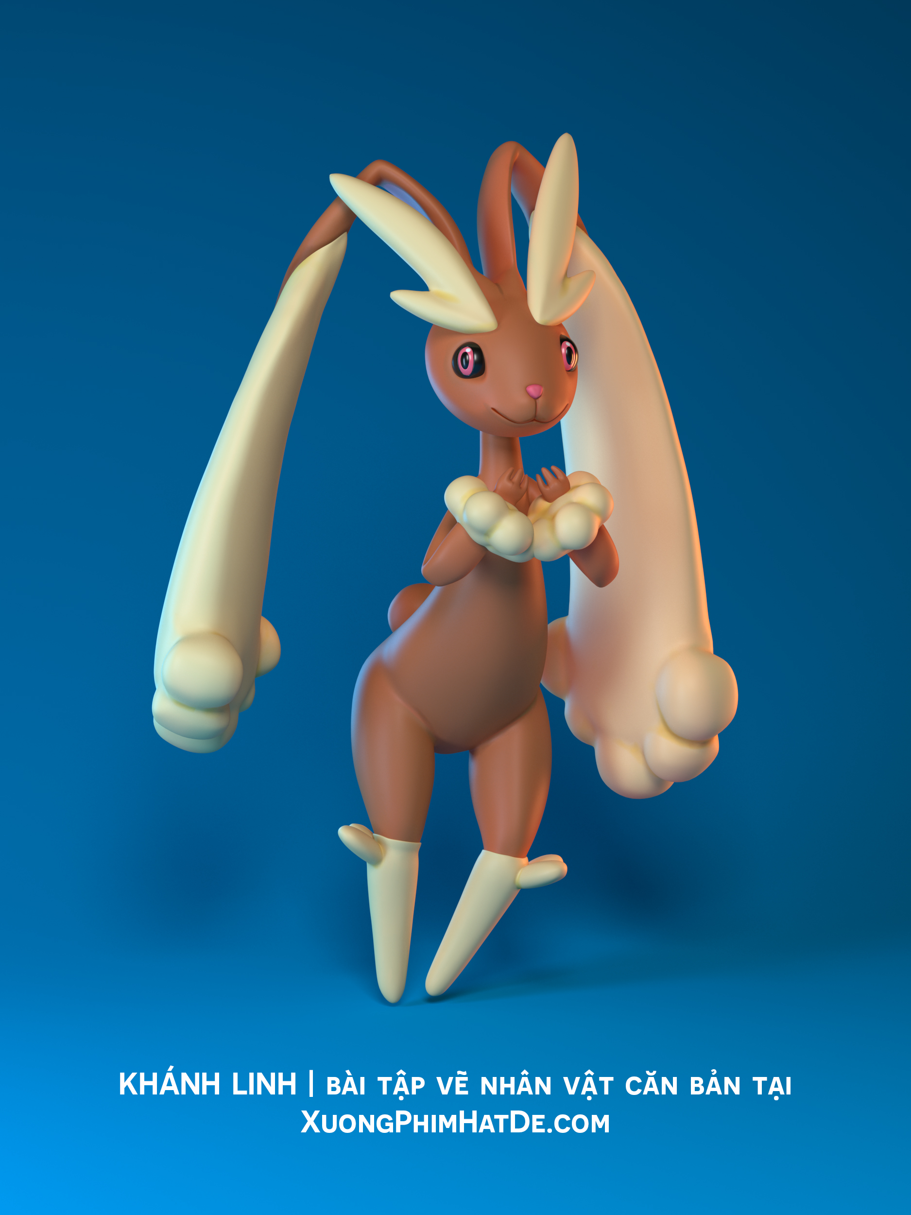Lopunny Pokémon - Finished Projects - Blender Artists
