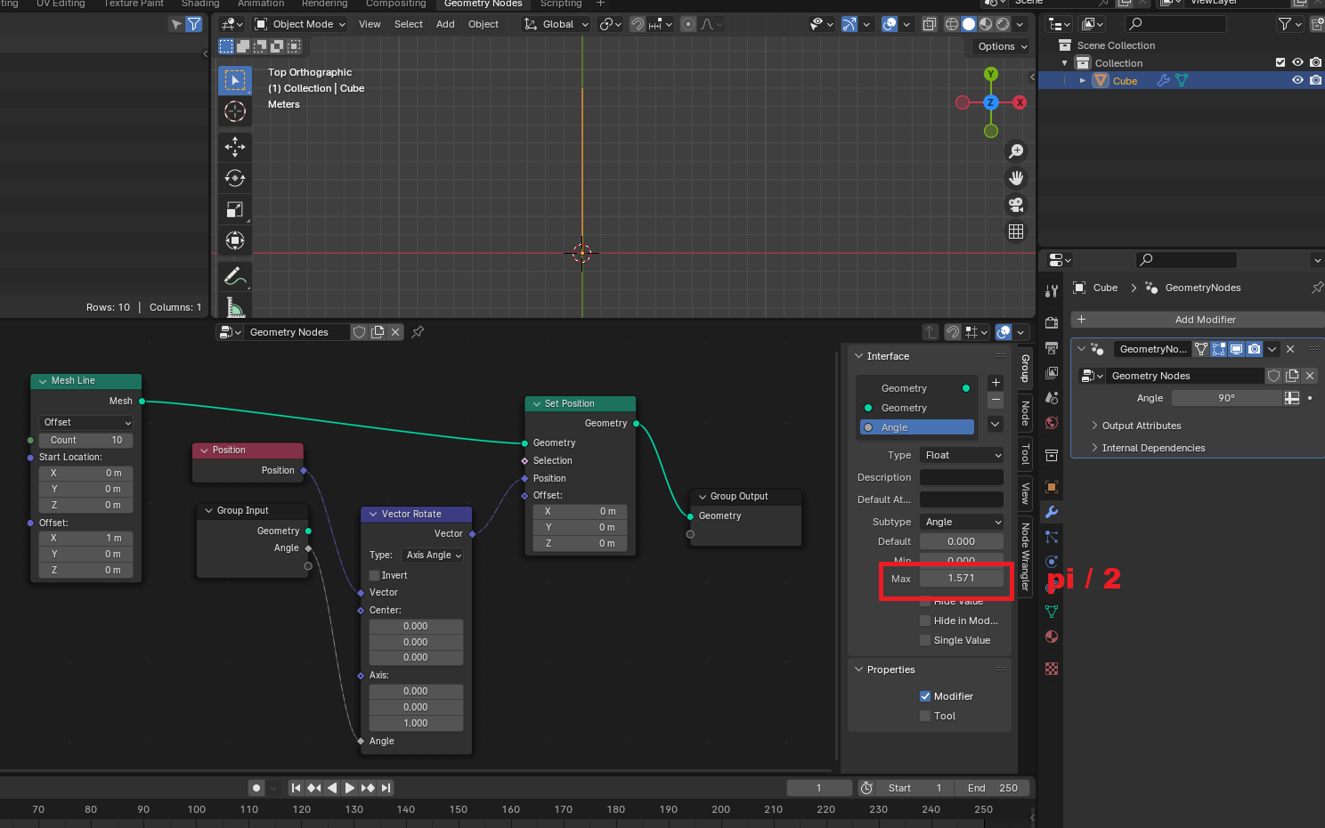 Angle and Geometry nodes - Technical Support - Blender Artists Community