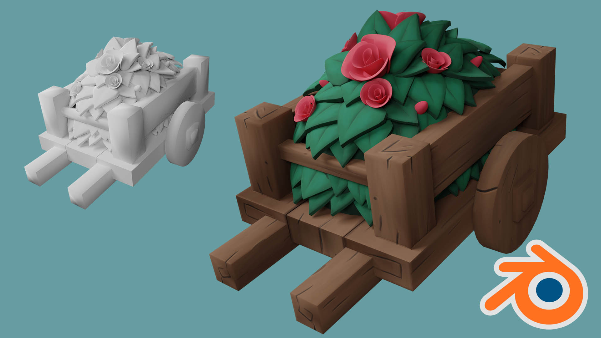 blender_tutorial_course_concept_create_wooden_cart_lowpoly