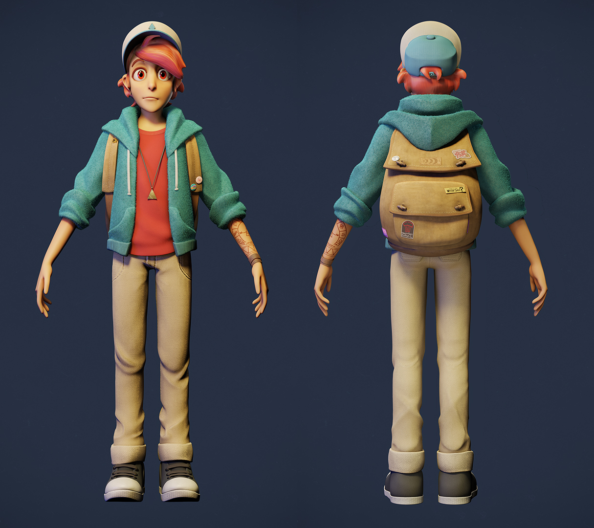 Dipper - Return to Gravity Falls - Finished Projects - Blender Artists  Community