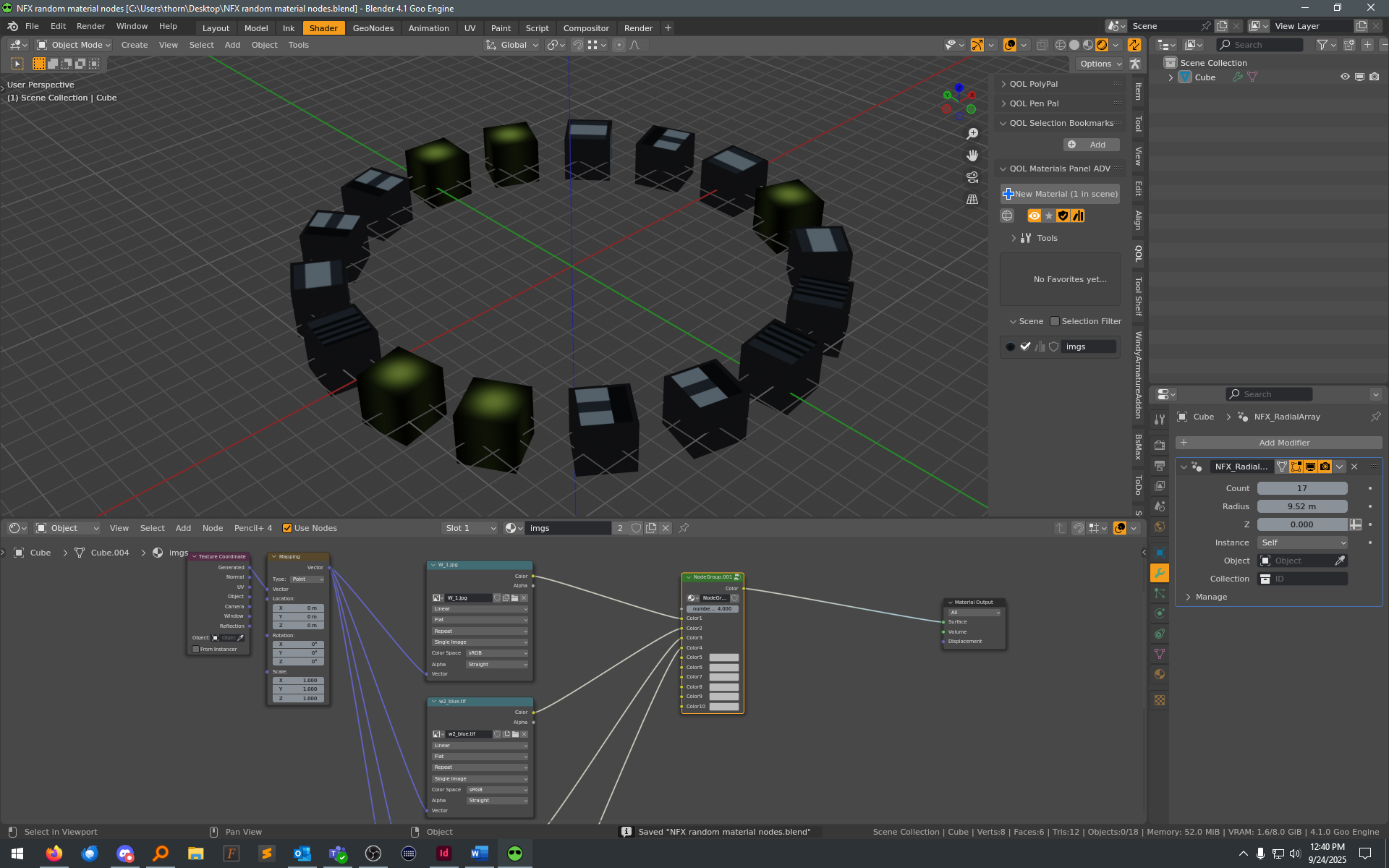Geo Array with Different Material but Images - #5 by thorn - Materials ...