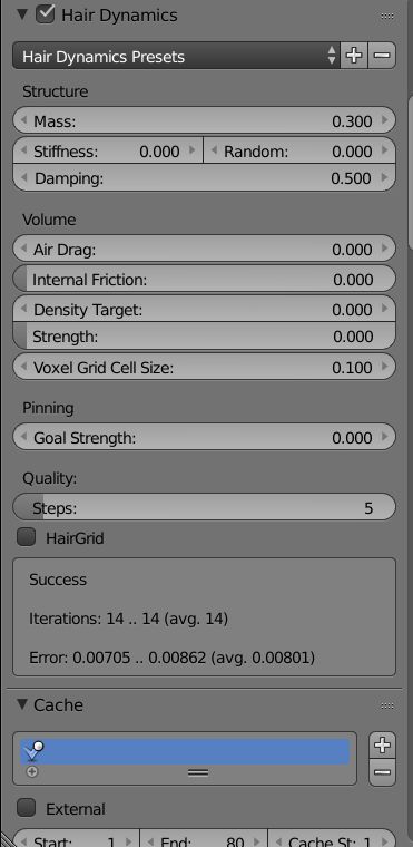 Hair won't simulate, even with Hair dynamics applied - Particles and ...
