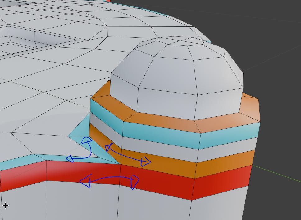 Dealing with a 6 edge pole located on an edge without disrupting edge ...
