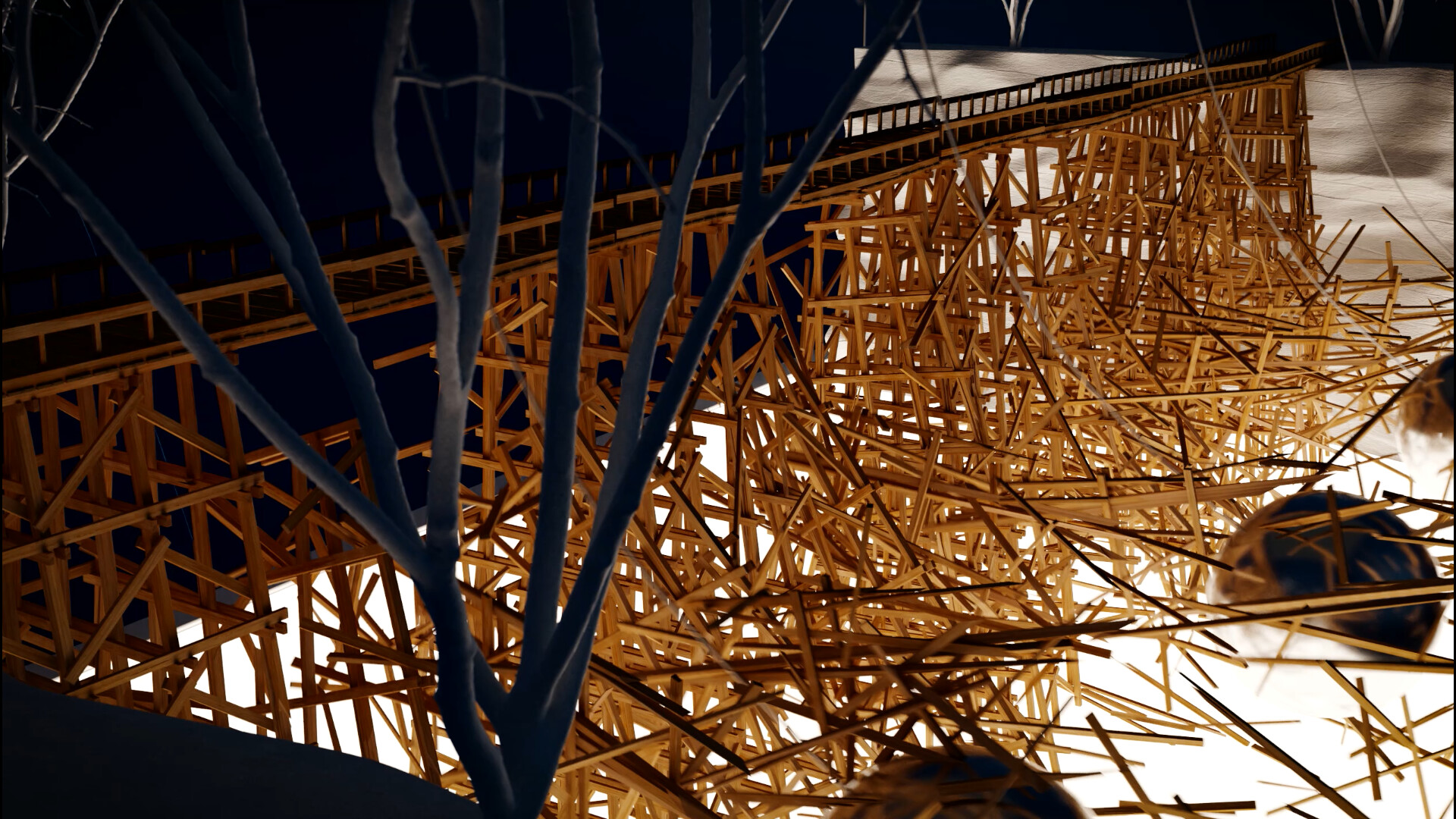 Bridge Destruction Animation - Rigid Body Simulation - Animations ...