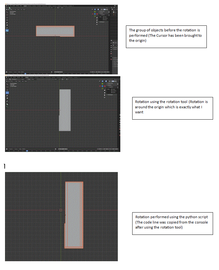 Rotating objects different when using Python - Technical Support ...