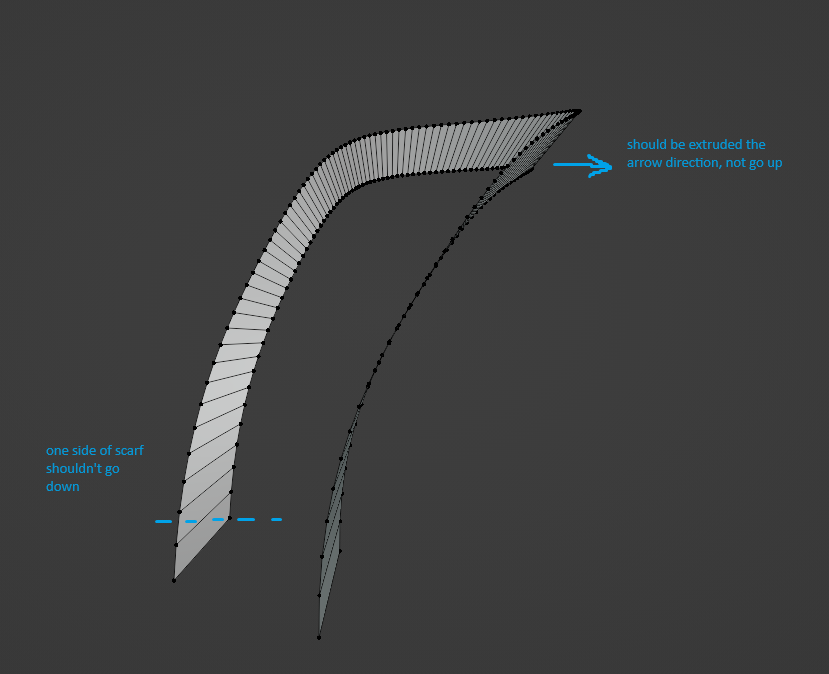 How do I extrude this curve to create a u shaped belt? - Modeling ...