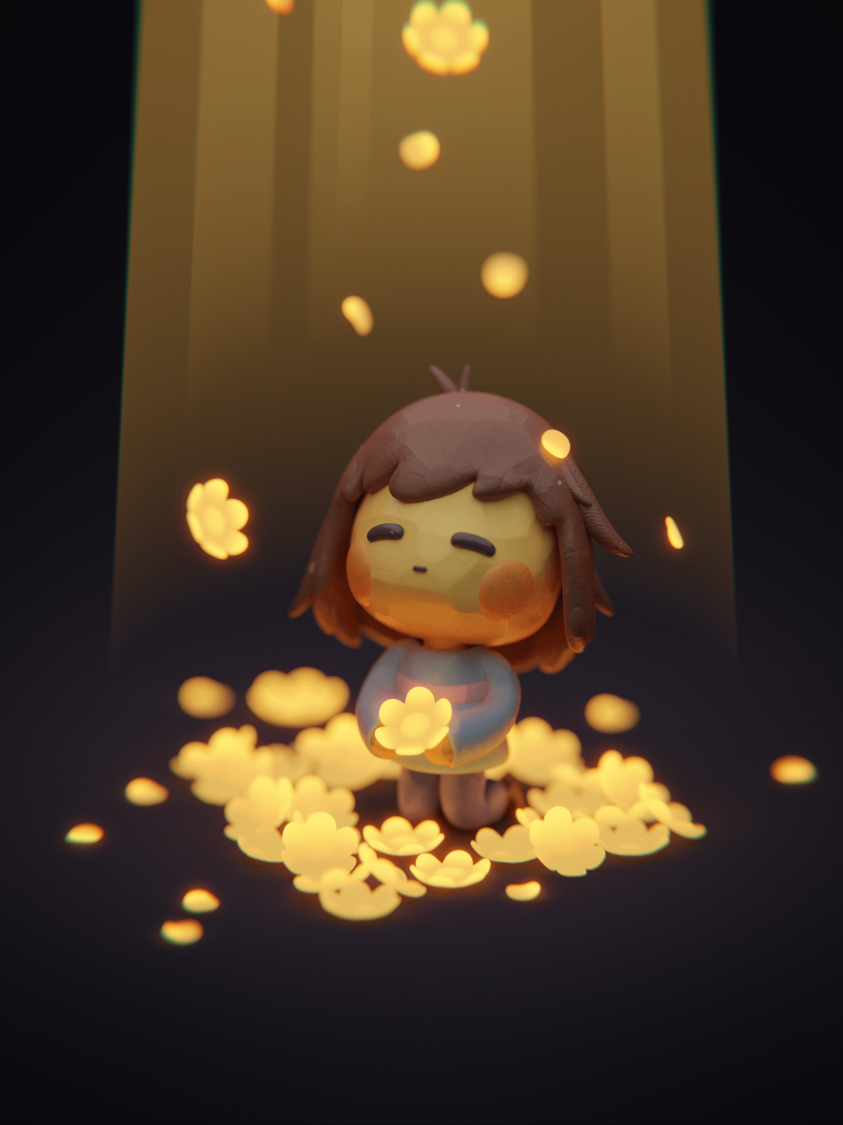 Chara undertale - Finished Projects - Blender Artists Community