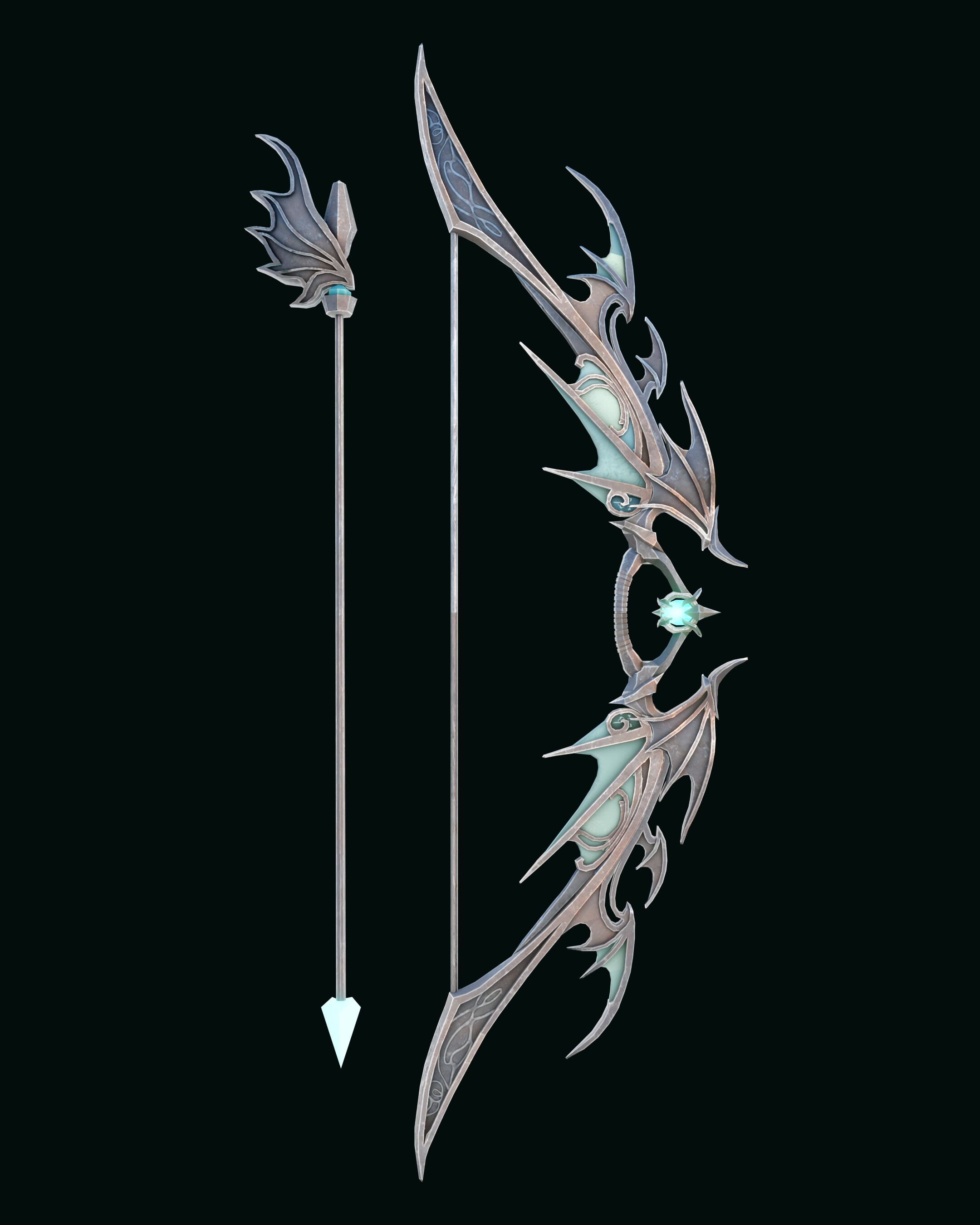 anime bow and arrow designs