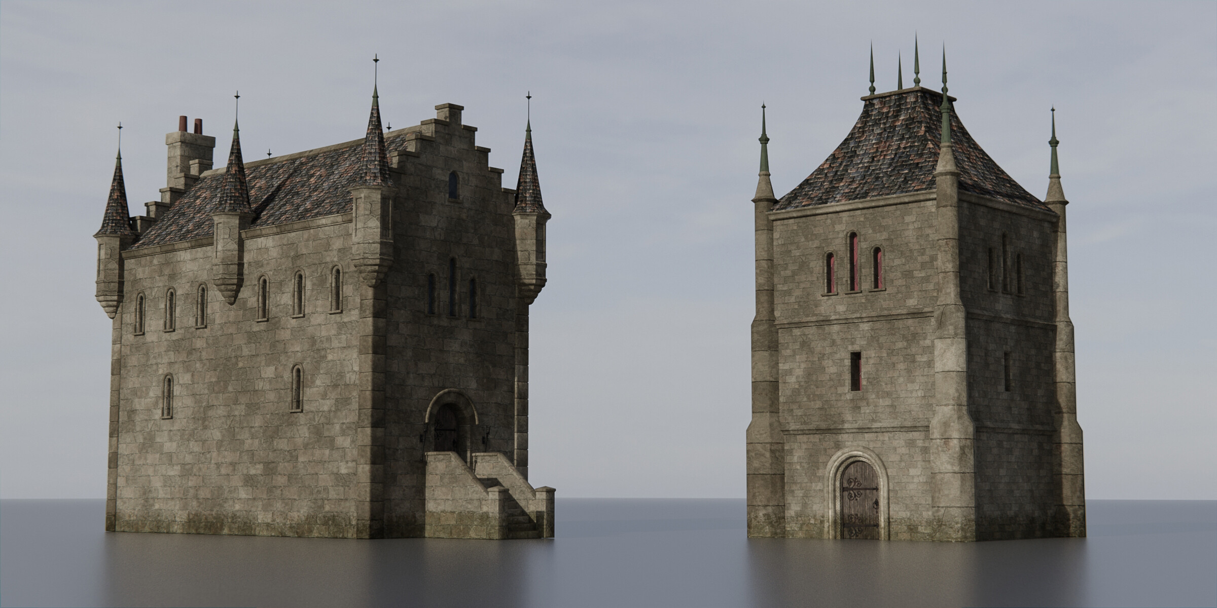 Medieval Kitbash - Finished Projects - Blender Artists Community