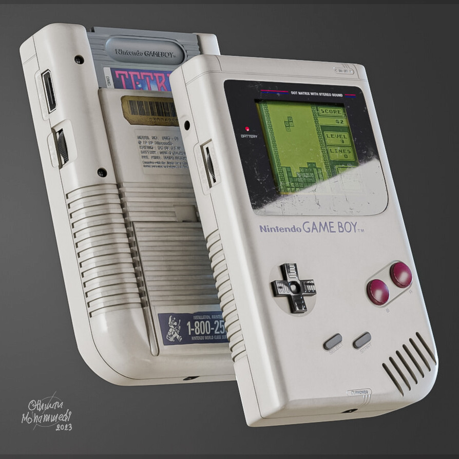 Nintendo Game Boy DMG-01 Original 1989 - Finished Projects 