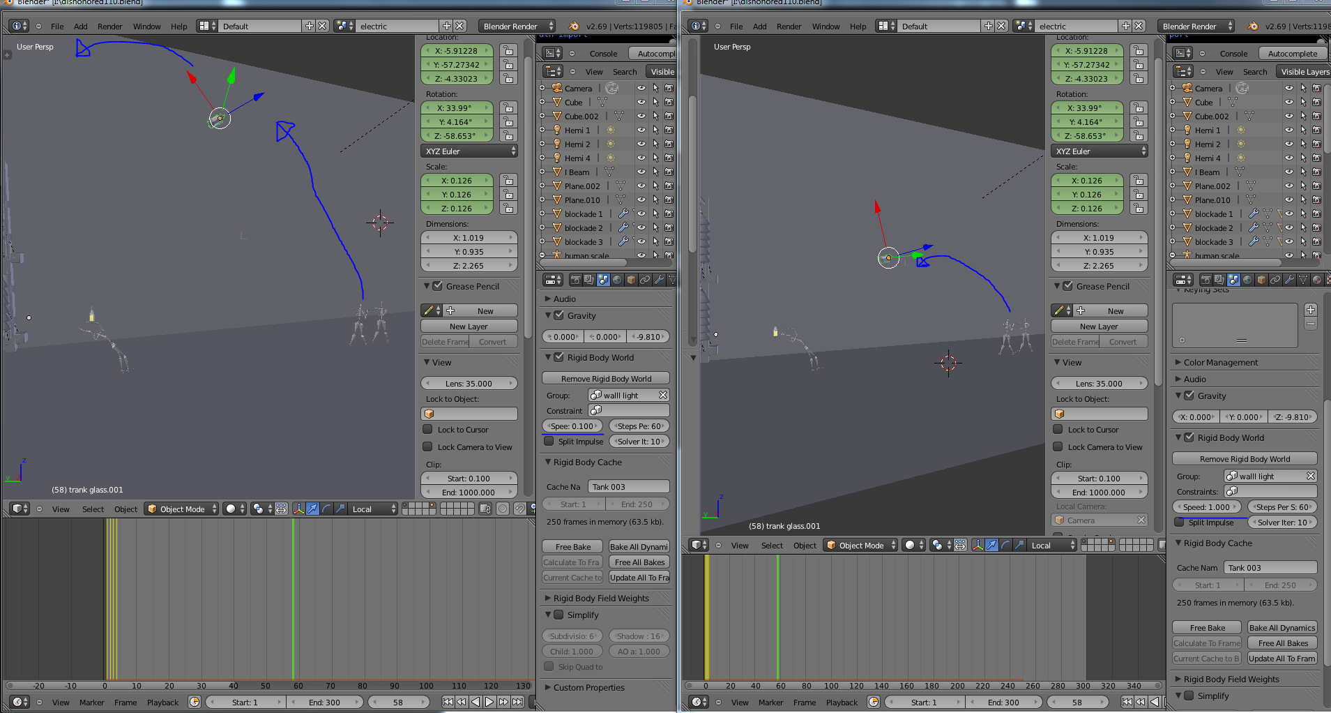 Rigid Body Speed Problems - Particles and Physics Simulations - Blender ...