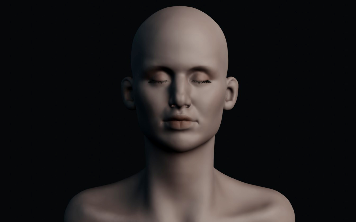 Female Bust Practice - Finished Projects - Blender Artists Community