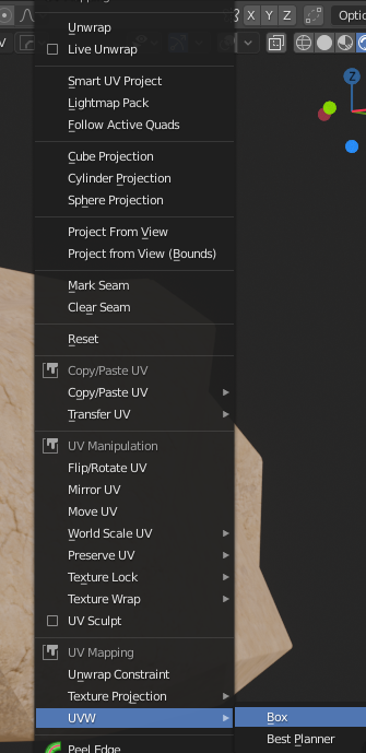 Box Mapping an imported OBJ results in extreme texture stretching ...