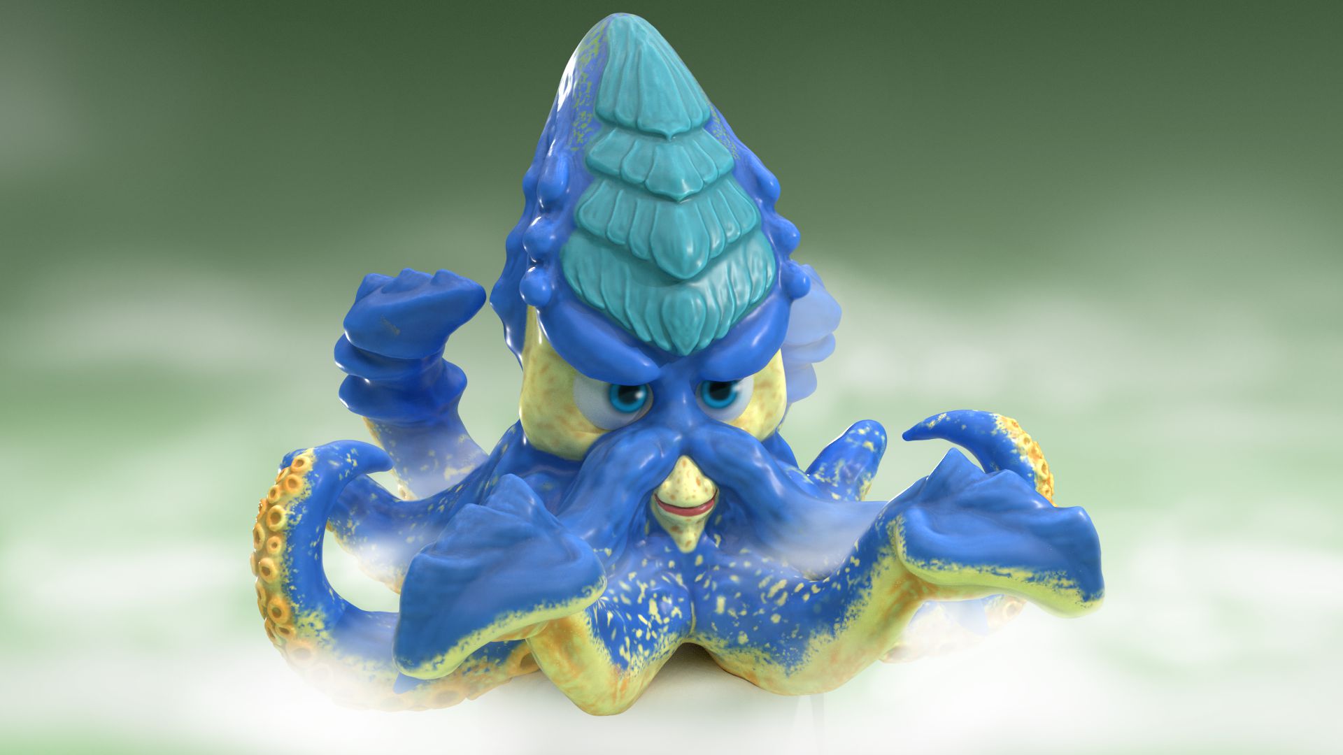 Mokemono BABY KRAKEN せこなお sekonao works Baby Kraken - Finished Projects - Blender Artists Community