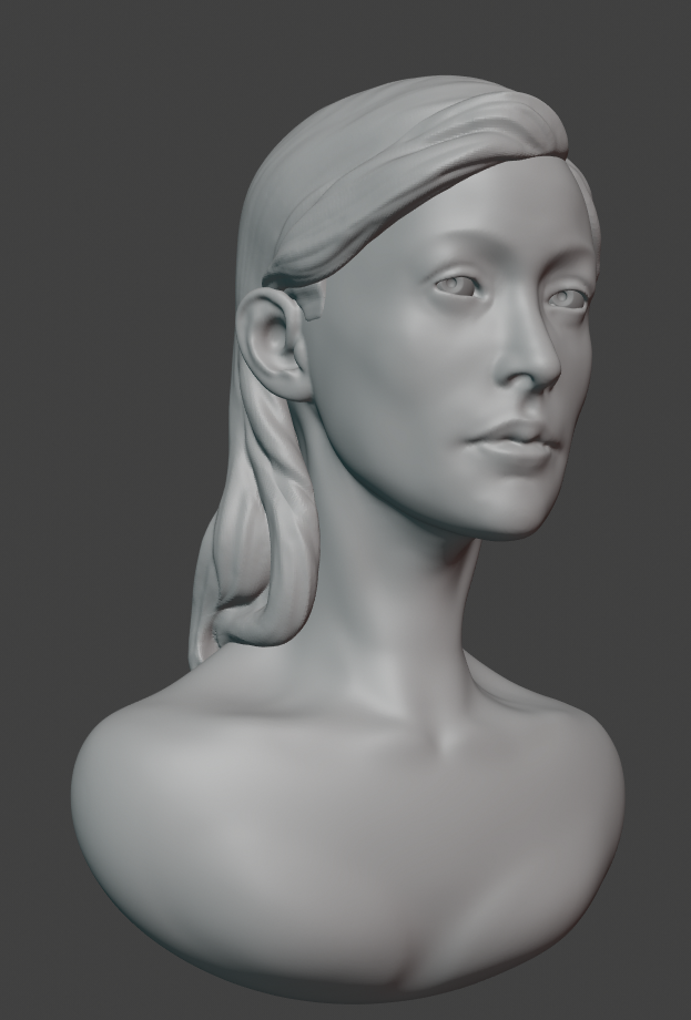 Bust of a Lady - Finished Projects - Blender Artists Community