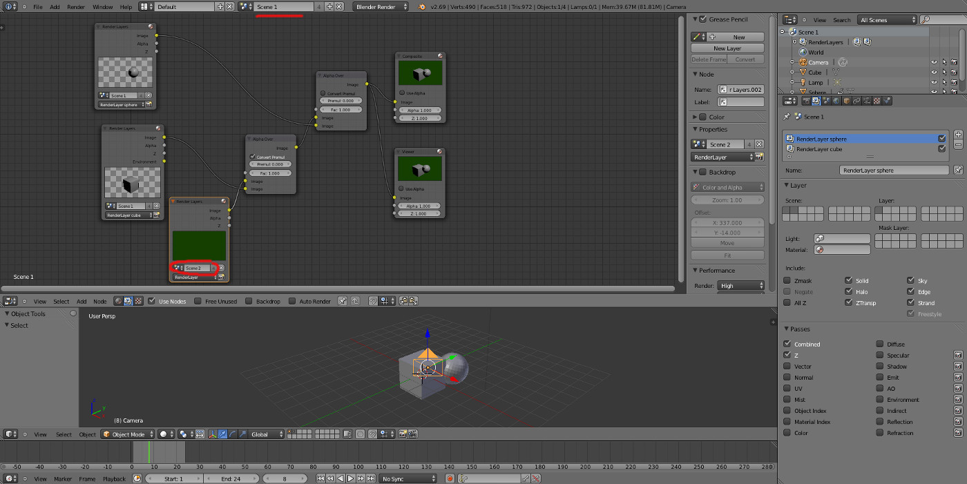 How to combine two laters? - Compositing and Post Processing - Blender ...