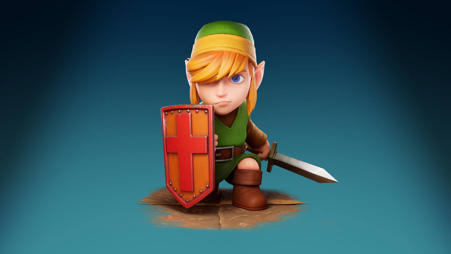 Link from the Legend of Zelda - Finished Projects - Blender Artists  Community