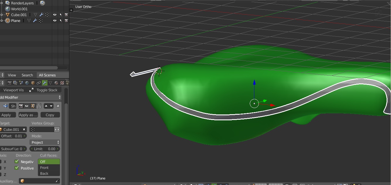 Why the mesh is in air with shrinkwrap modifier - Modeling - Blender ...