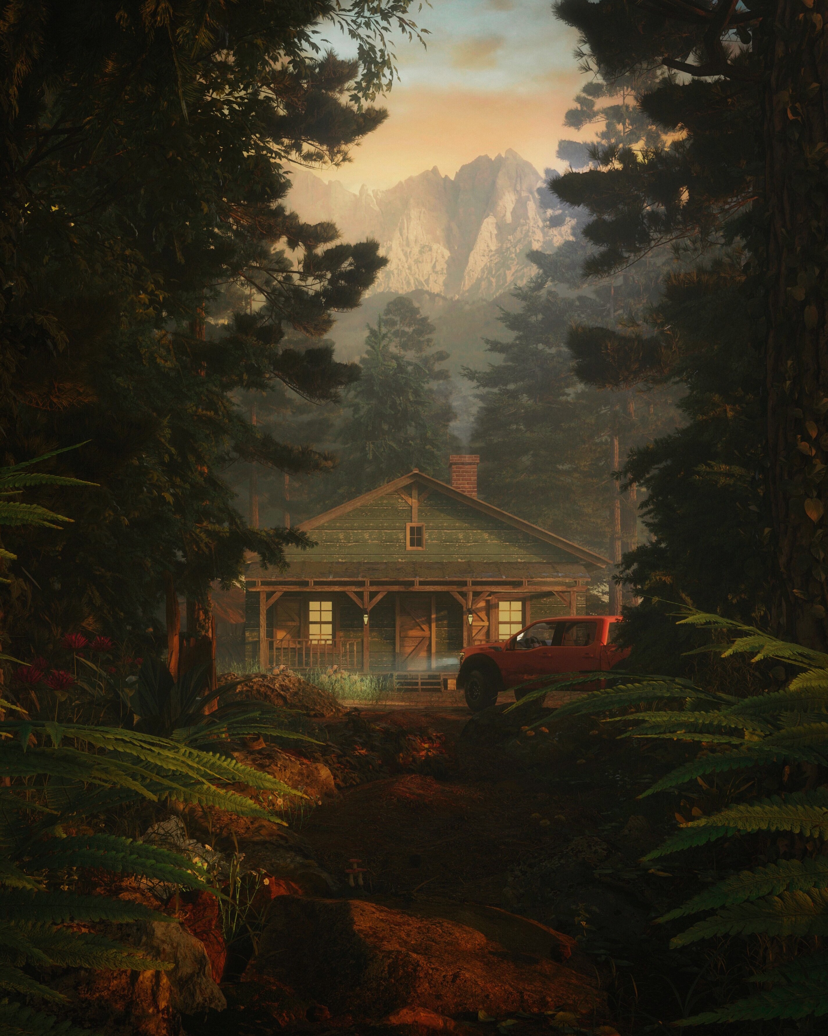 Forest cabin - Finished Projects - Blender Artists Community