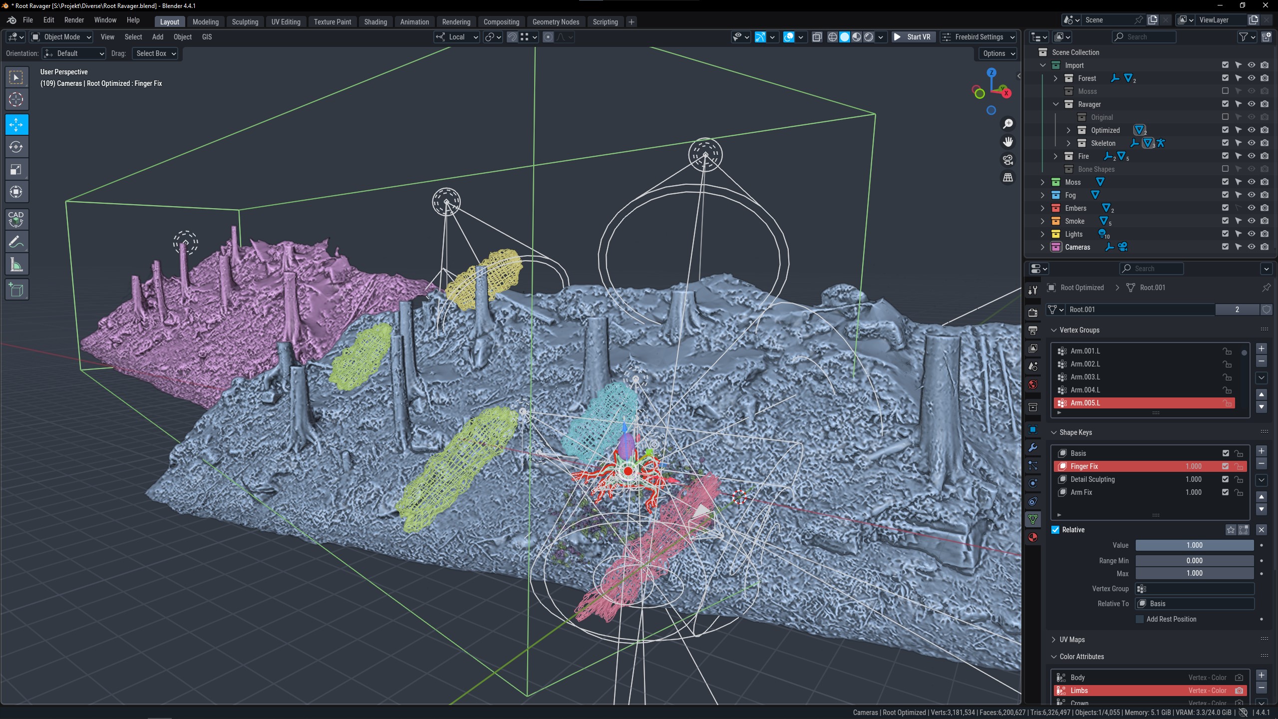 Blender Roots Ripped Root Ravager - Finished Projects - Blender Artists Community