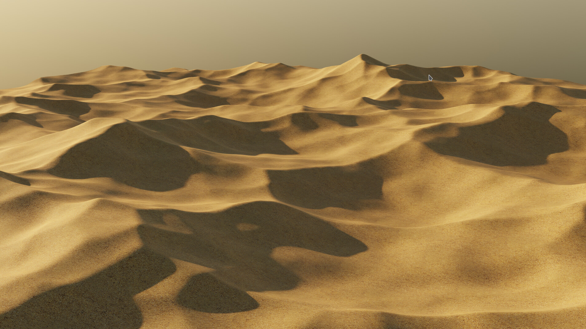 footsteps Voltage mosaic Surreal desert landscape - Finished Projects - Blender Artists Community