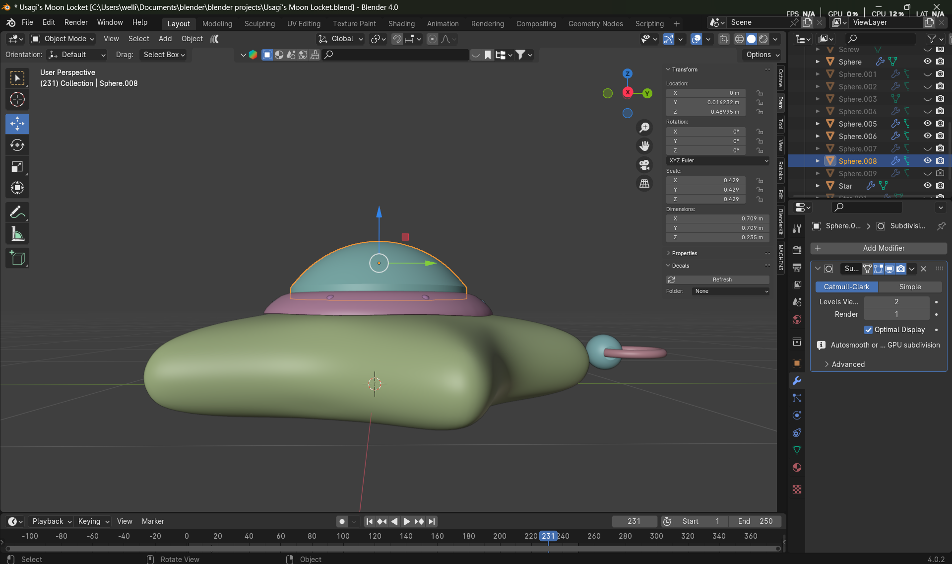 Tips on Making a Hinge for Locket - Modeling - Blender Artists Community