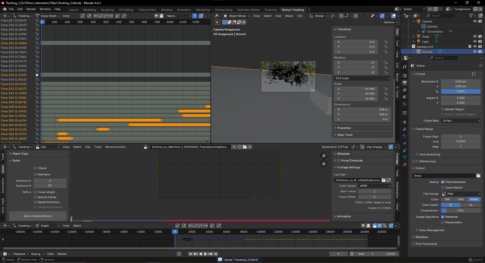 New to camera tracking - Difficult, long footage - I need advice ...