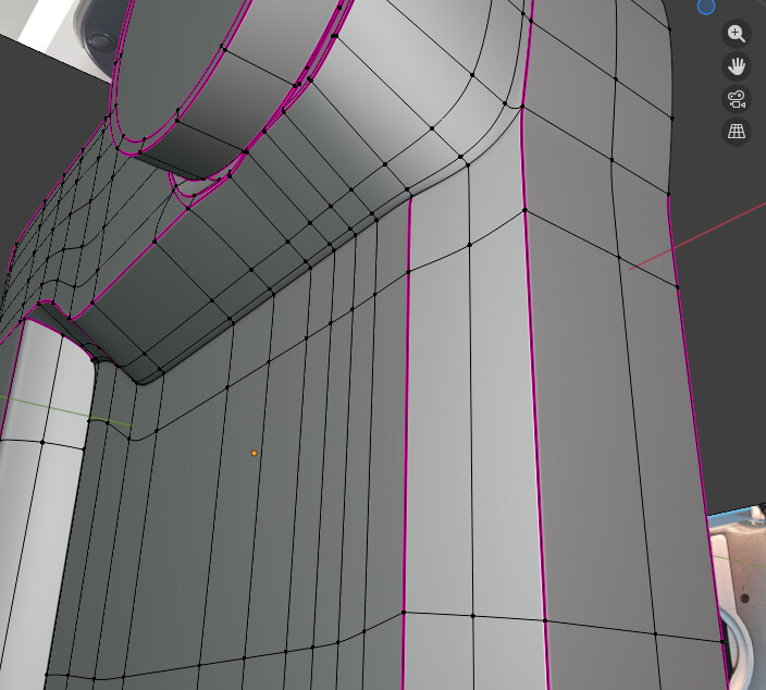 Pinch in a intersection of edges (Hard surface) - Modeling - Blender ...