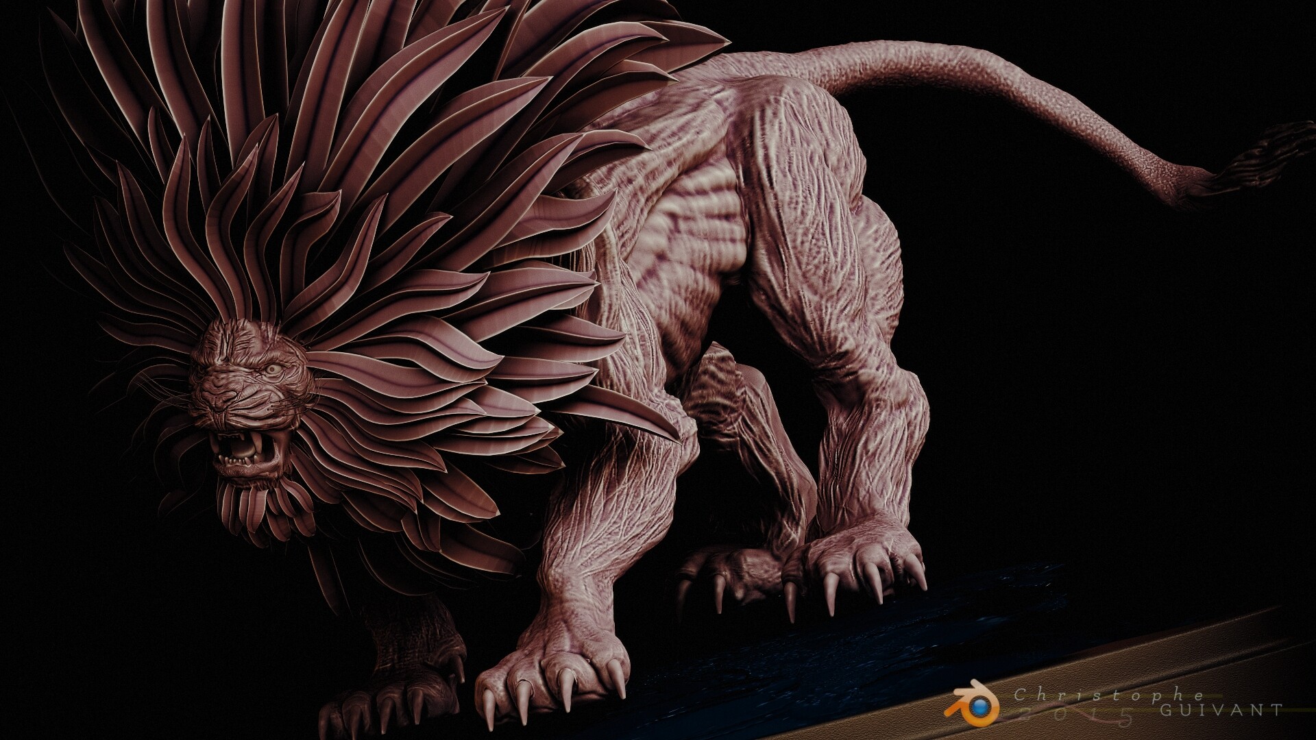 Naked lion - Finished Projects - Blender Artists Community