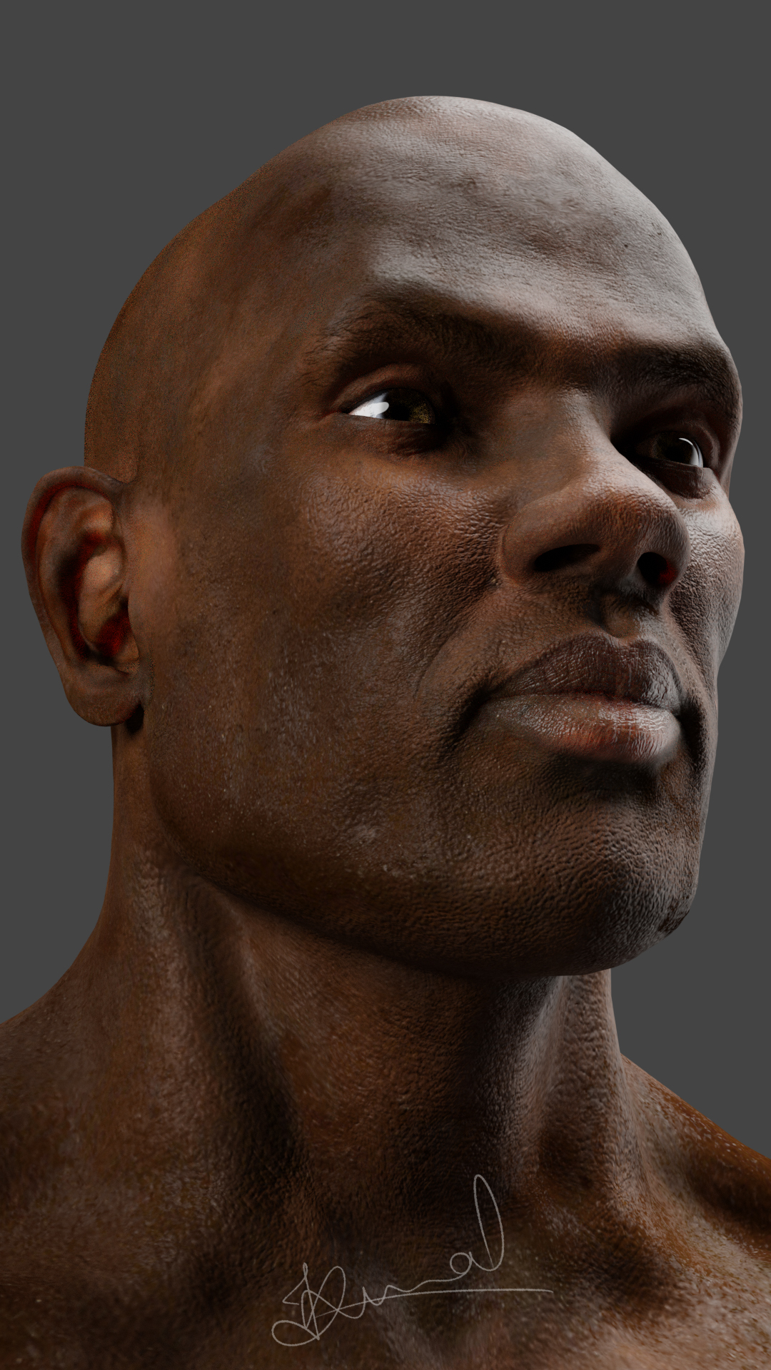 Realistic male head sculpt - Finished Projects - Blender Artists Community