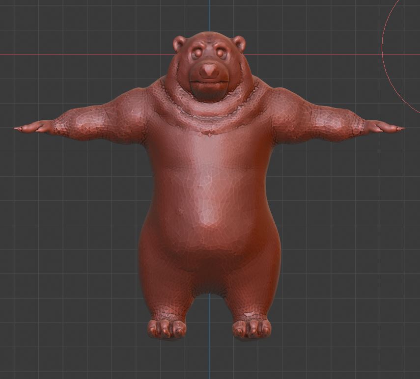 ArtStation - Bear Sculpt in Blender