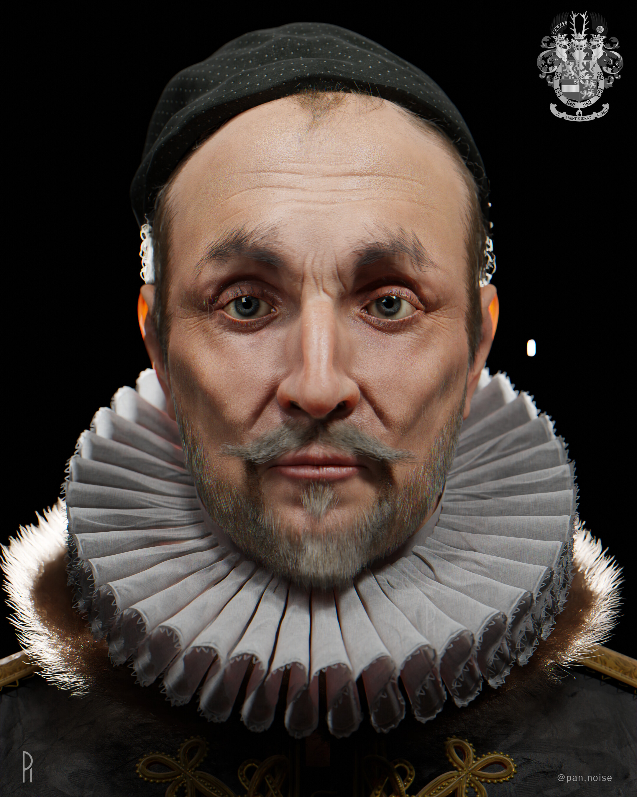 William the Silent - 3D Portrait - Finished Projects - Blender Artists ...