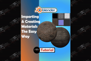 Importing Textures And Creating Materials Fast And Simple Technique ...