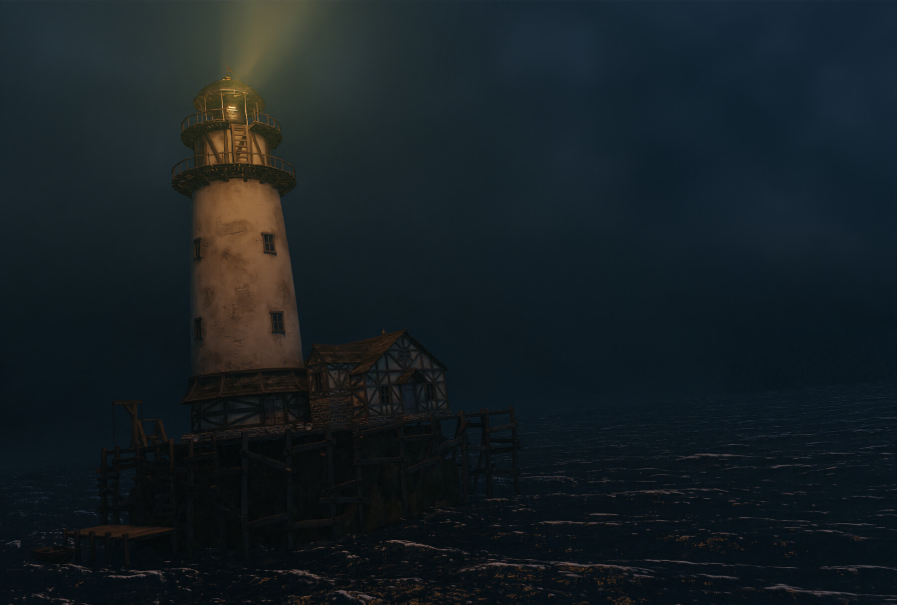 Medieval lighthouse - Finished Projects - Blender Artists Community